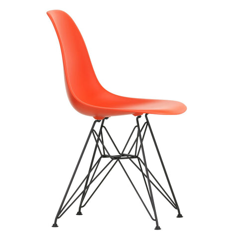 Cadeira Eames DSR em Plástico / Base Preta